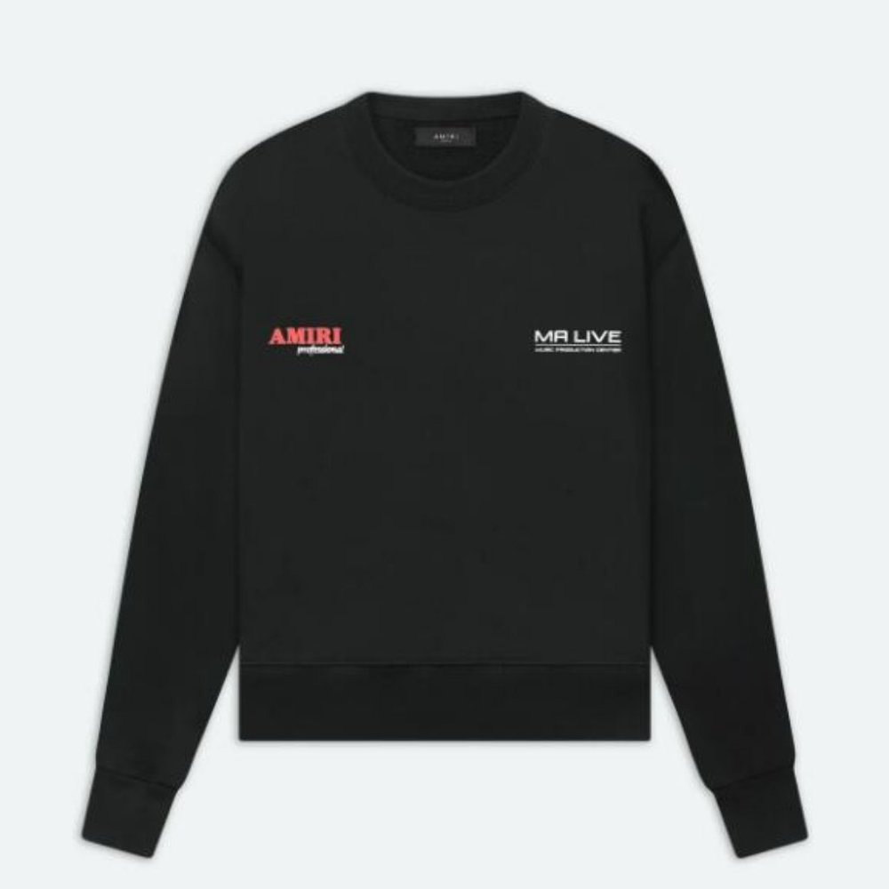 AMIRI Drum Machine Crewneck Sweatshirt